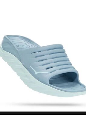 Hoka Women's Slide Sandal in Light Blue